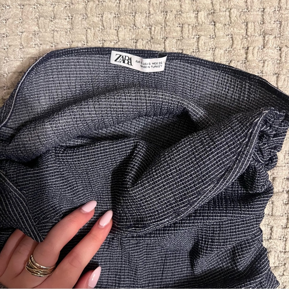 Zara Rouched Tube Top - Picture 2 of 2